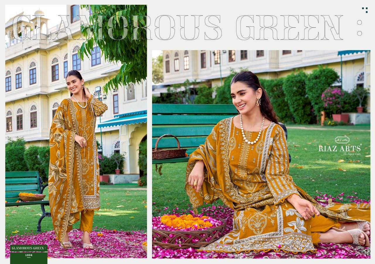 FARMAISH VOL 2 By RIAZ ARTS 1001 To 1006 Series Pakistani Suits Ethnic Wear LAWN COTTON CAMRIC Dresses At Wholesale